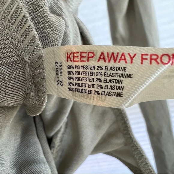 Free People Turnt Wrap Front Bodysuit Silver Metallic Small NWOT Contemporary - Picture 4 of 6